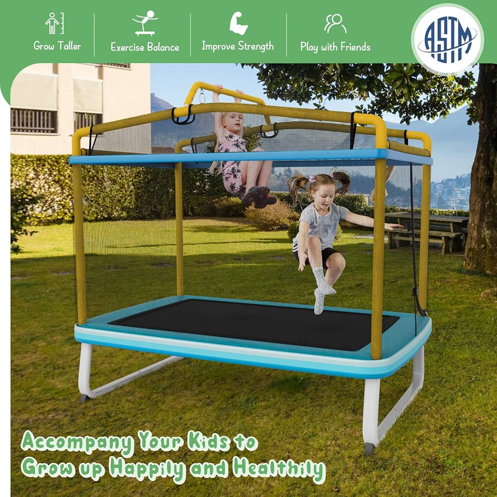 Giantex トランポリン 子供 大人兼用 耐荷重150kg 6本脚 92x9 Amazon | Giantex トランポリン 子供 大人兼用 耐荷重150kg 6本